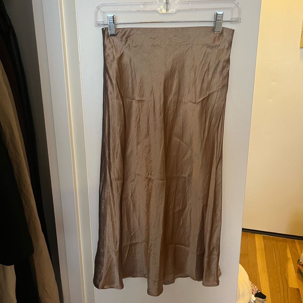 Aritzia Babaton Light Brown Skirt
